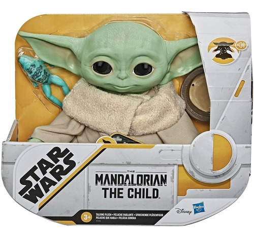 Boneco Star Wars Baby Yoda The Mandalorian Com Som F1115