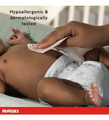 Imagen 2 de 7 de Toallitas Huggies Para Bebé Perfumadas Tapa Abatible 560und.