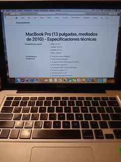 Macbook Pro (13 Inch, Mid 2010) Ssd 480gb + Maletin