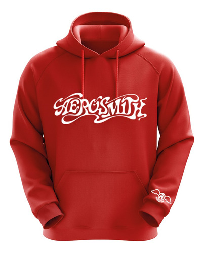 Polerón Rojo Aerosmith Diseño 1