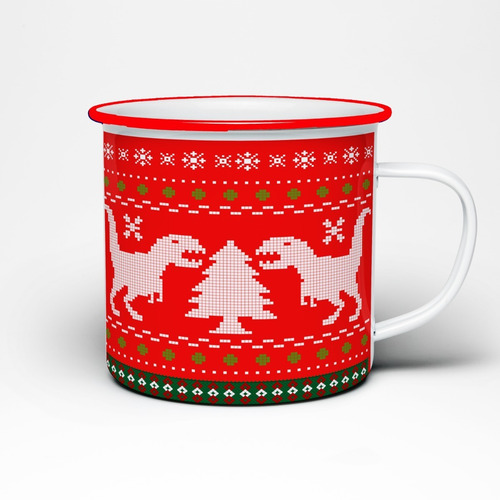 Taza De Peltre Regalo Feliz Navidad