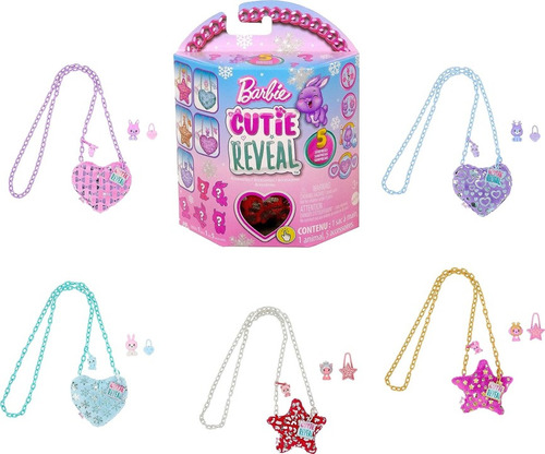 Barbie Cutie Reveal Colección De Bolsos 7 Sorpresas 