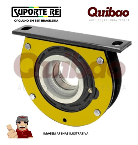 Suporte Rolamento Cardan 60mm Para Volvo Nl Fm R2036 Rei