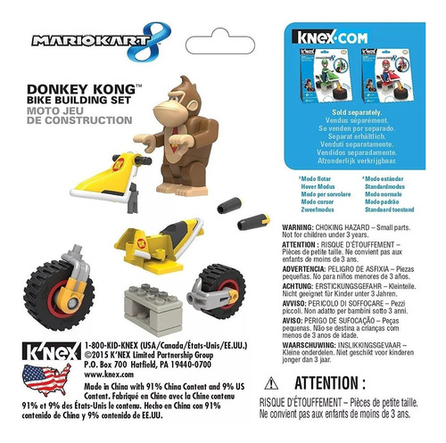 Mario Bros Moto Knex Nintendo Mario Kart Armar Construccion