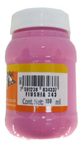 Pintura Politec Acrilica 100ml Serie 300 1 Color / 1 Pieza Color 343 FIUSHA