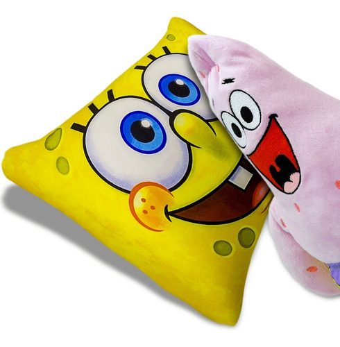 Almofada Bob Esponja Com Boneco De Pelúcia Patrick Oferta