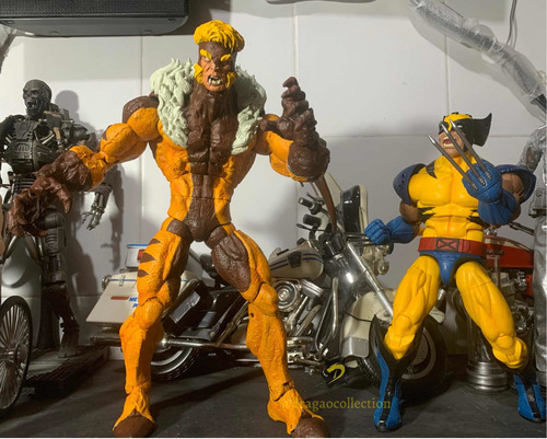 Dentes De Sabre Sabretooth Xmen Marvel Icons 30 Custom Leia (Recondicionado)