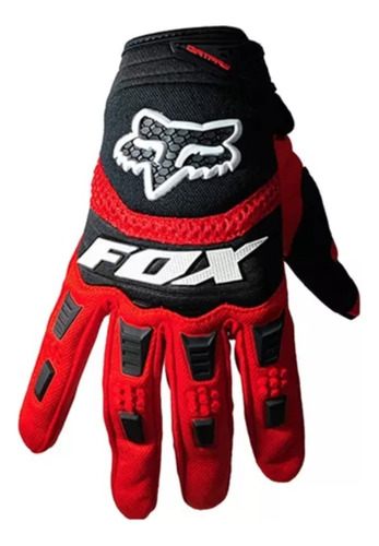 Guantes Fox Dirtpaw Motocross Negro Y Rojo Adulto Enduro