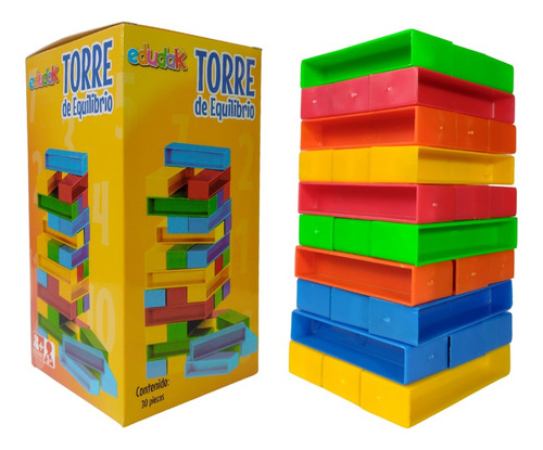 Juego Torre De Equilibrio Didáctico Niños