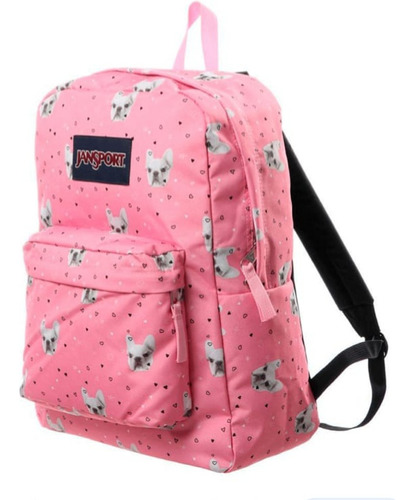 Mochila Escolar Liceal Jansport Estampada Rosada Superbreak 