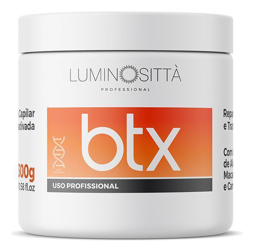 Botox Btx Capilar Termo Ativado Anti Frizz 300gr Luminosittà