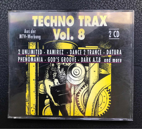 Cd Techno Trax Zyx Vol. 8 (germany)