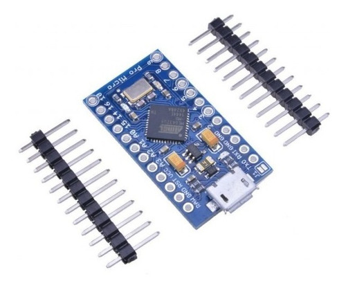 Placa Promicro Arduin Mcu Micro Mini Atmega32u4 5v Usb 16mhz