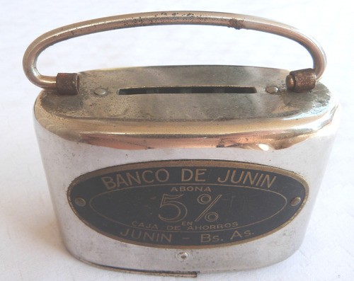 Monijor62-antigua Coleccion Alcancia Banco De Junin Bs. As (Usado)