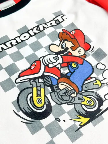 Super Mario Conjunto De Pijama De 2 Piezas Para Ninos (nino