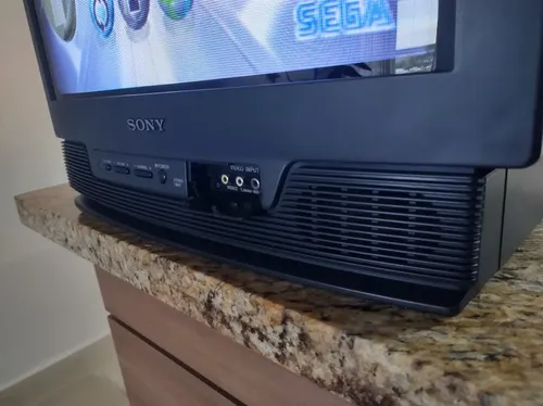 Tv Sony Trinitron 21 Crt Tela Plana (kv-2172s) + Transcoder