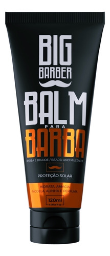 Balm Para Barba Big Barber 120ml Hidrata Amacia Alinha Fios