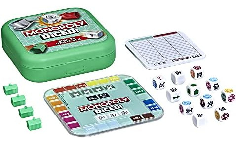 Monopoly Juego En Dados, Juego Fácil De Aprender, Juego Rápi
