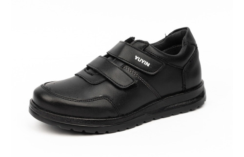 Zapato Escolar Niño Yuyin 22152 Negro 18 Al 25.5