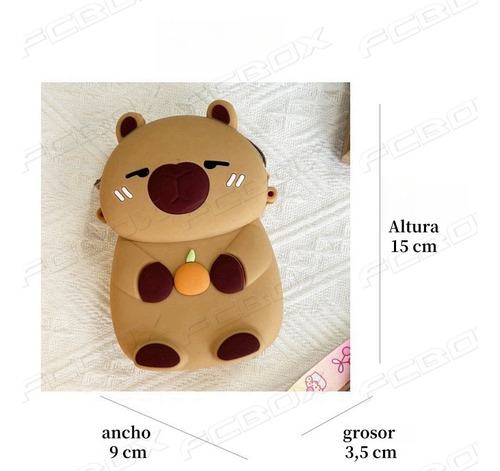 Kit 2 Bolsas De Silicona Capybara - Regalos Para Niña