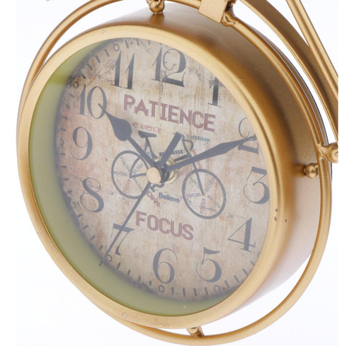 Reloj De Oro Retro, Escritorio Simple Funciones Creativo