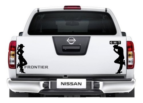 Imagem 2 de 3 de Adesivo Decorativo Cowboy Country Sertanejo Casal Carro