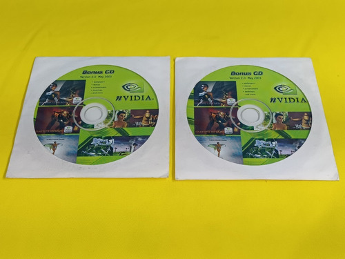 Disco Bonus Cd Version 2.0 May 2003 Nvidia *el Precio X C/u*
