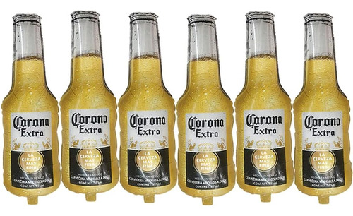6 Globos De Botella De Cerveza Corona Enormes, Decoración De