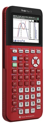 Calculadora Gráfica Texas Instruments Ti-84 Plus Ce Roja