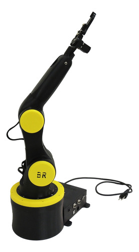 Kit Braço Robótico Br5p + Motor De Passo + Servo+ Eletrônica