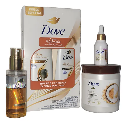 Pack Dove Nutrición Y Reparación 5x1