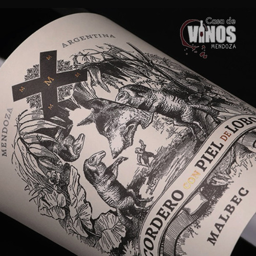 Vino Cordero Con Piel De Lobo Malbec X 6unidades