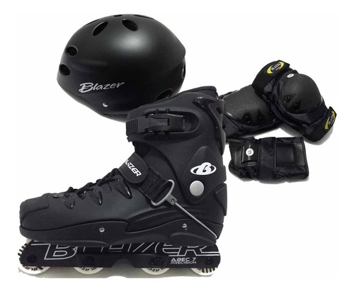 Equipo Patines Agresivos Protecciones Y Casco + Regalo 