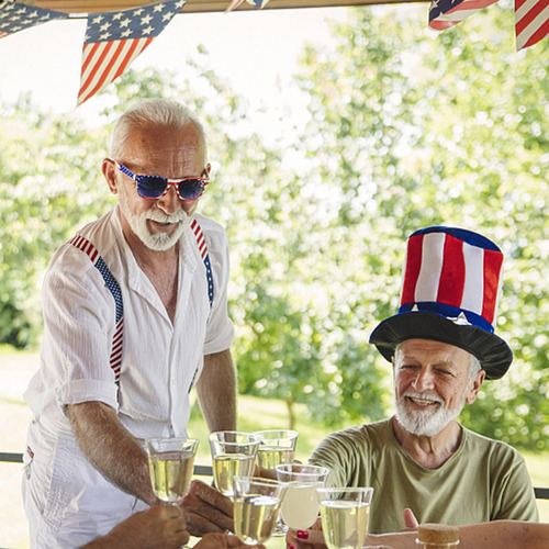 Donse 3 Pares De Gafas De Sol Con Estilo Bandera Americana