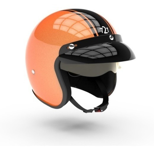 Casco Moto Hawk 721 Abierto Vintage Challenger Floni Motos