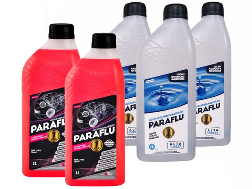 Kit Aditivo Paraflu Concentrado Palio Strada Siena Uno +agua