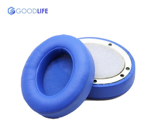 Imagen 2 de 7 de Almohadillas Ear Pads Repuesto Para Beats Solo 2.0 3.0 Azul