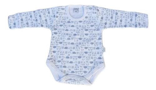 Body Bebe Basico Interlock Estampado Animalitos