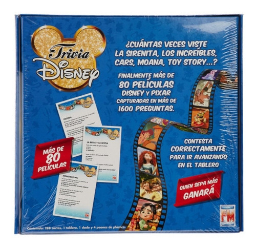 Juego Trivia Peliculas Disney +1600 Preguntas Fotorama