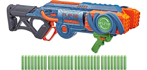 Nerf Lanzador Elite 2.0 Flipshots 32 Cañones (f2553)