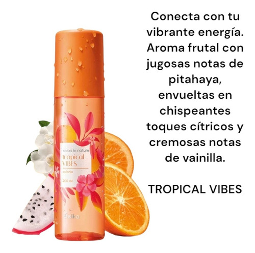 Colonia Colors In Nature Tropical Vibes, Ésika 200 Ml