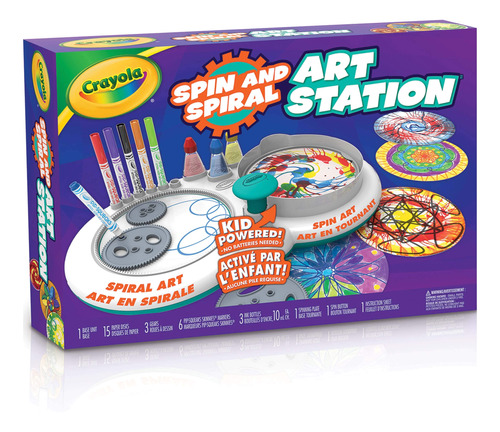 Crayola Spin And Spiral Art Station Bricolaje Manualidades P