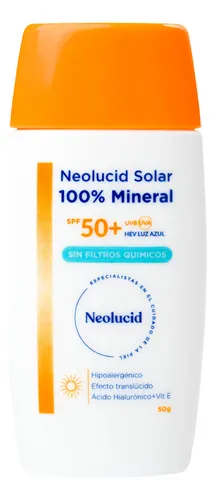 Neolucid Protector Solar Fps 50+ 100 % Mineral X 50 Gr