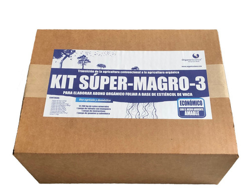 Kit Sm-3 Para Elaborar Abono Foliar Super Magro
