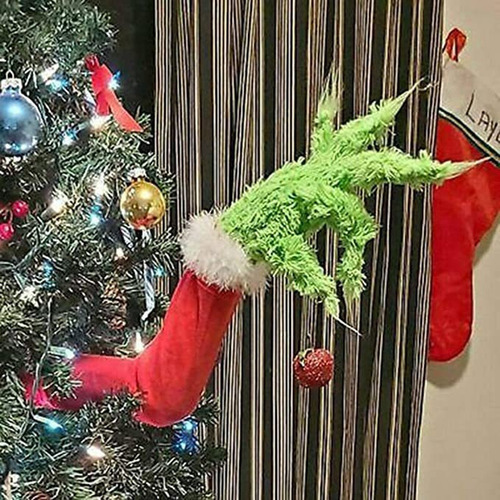 A Cb . 3 Adornos For Árbol De Navidad Grinch Brazo + Cabeza