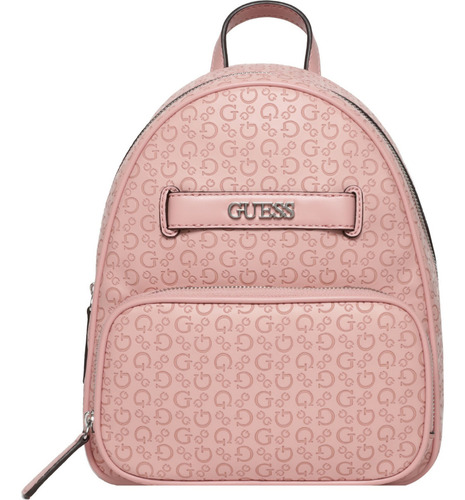 Mochila Guess Factory Bb928730-poe Acabado de los herrajes Níquel Color Rosa claro Correa de hombro Rosa claro Diseño de la tela Lisa