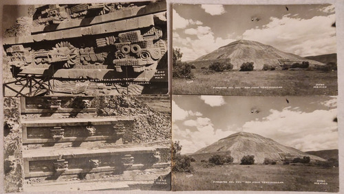 12 Postales San Juan Teotihuacán Ca. 1950 Papel Fotográfico