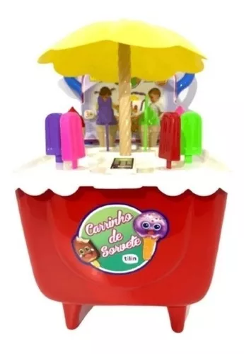 Carrinho de Sorvete Brinquedo Cozinha Infantil Sorvetinho - Dupari