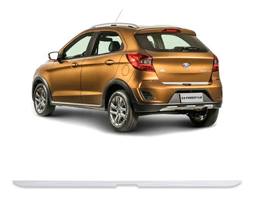 Friso Porta-malas Ford Ka Hatch 2015/2020 Escovado Resinado