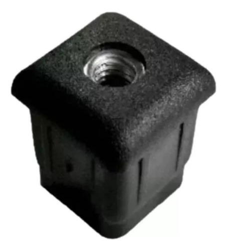 Bucha Quadrada 20x20 Com Rosca3/8 Kit 10 Unidades
